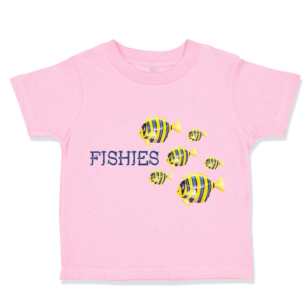 Toddler Clothes Fish with 6 Little Fish Ocean Sea Life Toddler Shirt Cotton