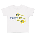 Toddler Clothes Fish with 6 Little Fish Ocean Sea Life Toddler Shirt Cotton