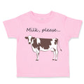 Toddler Clothes Milk Please Cow Farm Toddler Shirt Baby Clothes Cotton