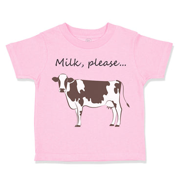 Toddler Clothes Milk Please Cow Farm Toddler Shirt Baby Clothes Cotton