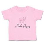 Toddler Clothes Little Piggy Pink Pig Animals Farm Toddler Shirt Cotton