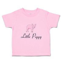 Toddler Clothes Little Piggy Pink Pig Animals Farm Toddler Shirt Cotton