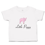 Toddler Clothes Little Piggy Pink Pig Animals Farm Toddler Shirt Cotton