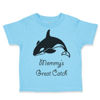 Toddler Clothes Mommy's Great Catch Shark Ocean Sea Life Toddler Shirt Cotton