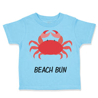 Toddler Clothes Beach Bum Crab Ocean Sea Life Toddler Shirt Baby Clothes Cotton