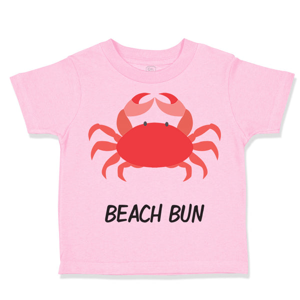 Toddler Clothes Beach Bum Crab Ocean Sea Life Toddler Shirt Baby Clothes Cotton