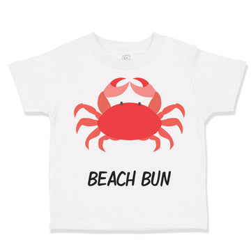 Toddler Clothes Beach Bum Crab Ocean Sea Life Toddler Shirt Baby Clothes Cotton