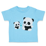 Toddler Clothes Panda Cute Baby Love Funny Humor Toddler Shirt Cotton
