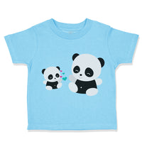 Toddler Clothes Panda Cute Baby Love Funny Humor Toddler Shirt Cotton