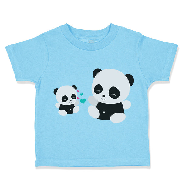 Toddler Clothes Panda Cute Baby Love Funny Humor Toddler Shirt Cotton