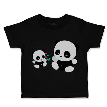 Toddler Clothes Panda Cute Baby Love Funny Humor Toddler Shirt Cotton