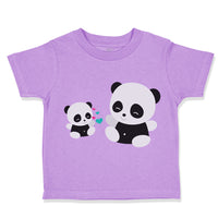 Toddler Clothes Panda Cute Baby Love Funny Humor Toddler Shirt Cotton