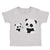 Toddler Clothes Panda Cute Baby Love Funny Humor Toddler Shirt Cotton
