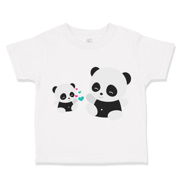 Toddler Clothes Panda Cute Baby Love Funny Humor Toddler Shirt Cotton
