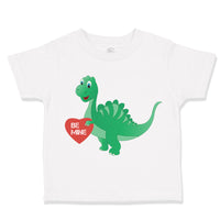 Toddler Clothes Valentine Dragon Be Mine Dinosaurs Dino Trex Toddler Shirt