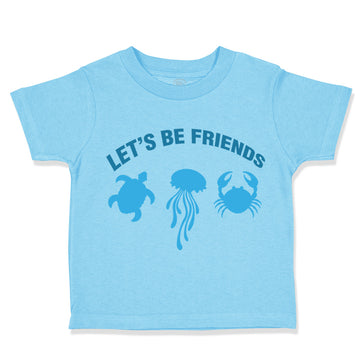 Toddler Clothes Let's Be Friends Shark S Ocean Sea Life Toddler Shirt Cotton