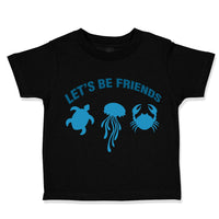 Toddler Clothes Let's Be Friends Shark S Ocean Sea Life Toddler Shirt Cotton