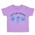 Toddler Clothes Let's Be Friends Shark S Ocean Sea Life Toddler Shirt Cotton