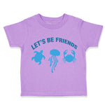 Toddler Clothes Let's Be Friends Shark S Ocean Sea Life Toddler Shirt Cotton