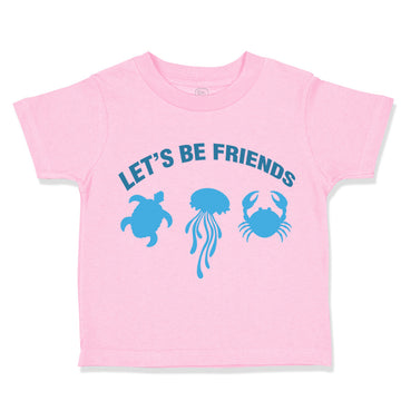 Toddler Clothes Let's Be Friends Shark S Ocean Sea Life Toddler Shirt Cotton