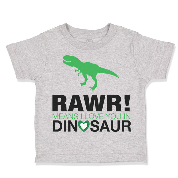 Toddler Clothes Rawr Means I Love You in Dinosaur Dinosaurs Dino Trex Cotton