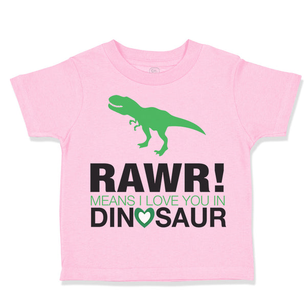 Toddler Clothes Rawr Means I Love You in Dinosaur Dinosaurs Dino Trex Cotton