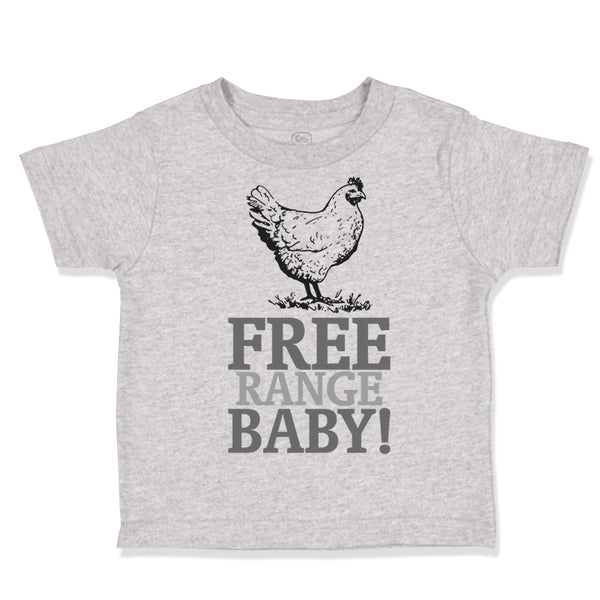 Toddler Clothes Free Range Baby! Chicken Farm Toddler Shirt Baby Clothes Cotton