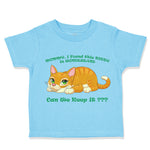 Toddler Clothes Found Kitty in Wonderland Can We Keep It Cat Lover Kitty Cotton