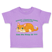 Toddler Clothes Found Kitty in Wonderland Can We Keep It Cat Lover Kitty Cotton