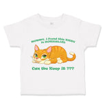 Toddler Clothes Found Kitty in Wonderland Can We Keep It Cat Lover Kitty Cotton