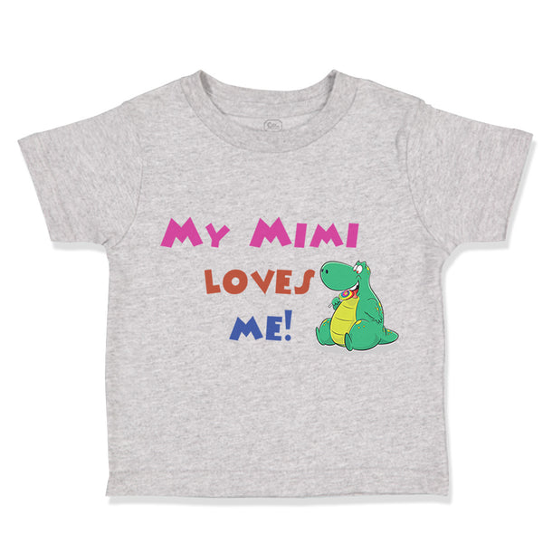 Toddler Clothes My Mimi Loves Me Dinosaurs Dinosaurs Dino Trex Toddler Shirt