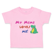 Toddler Clothes My Mimi Loves Me Dinosaurs Dinosaurs Dino Trex Toddler Shirt