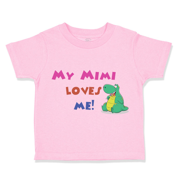 Toddler Clothes My Mimi Loves Me Dinosaurs Dinosaurs Dino Trex Toddler Shirt