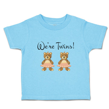 Toddler Clothes We'Re Twins! Dinosaurs Animals Toddler Shirt Baby Clothes Cotton