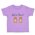 Toddler Clothes We'Re Twins! Dinosaurs Animals Toddler Shirt Baby Clothes Cotton