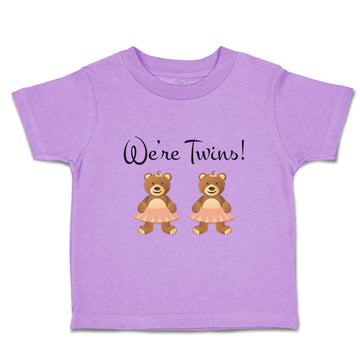 Toddler Clothes We'Re Twins! Dinosaurs Animals Toddler Shirt Baby Clothes Cotton