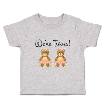 Toddler Clothes We'Re Twins! Dinosaurs Animals Toddler Shirt Baby Clothes Cotton