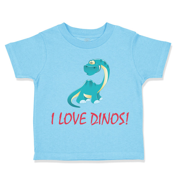 Toddler Clothes I Love Dinos Dinosaur Dinosaurs Dino Trex Toddler Shirt Cotton