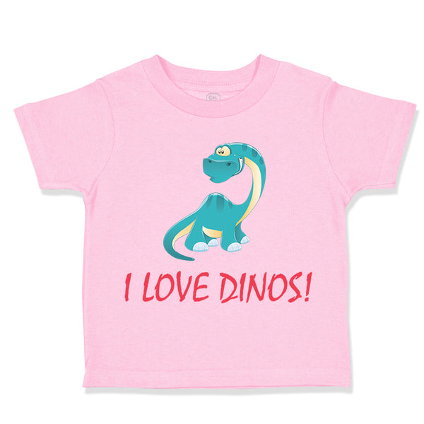 Toddler Clothes I Love Dinos Dinosaur Dinosaurs Dino Trex Toddler Shirt Cotton
