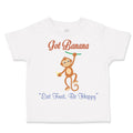 Toddler Clothes Got Banana Be Happy Monkey Safari Toddler Shirt Cotton