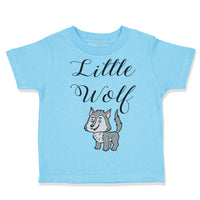 Toddler Clothes Little Wolf Funny Humor Toddler Shirt Baby Clothes Cotton