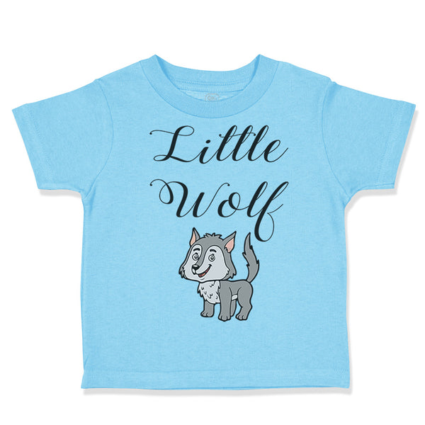 Toddler Clothes Little Wolf Funny Humor Toddler Shirt Baby Clothes Cotton