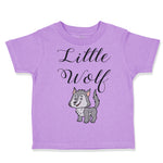 Toddler Clothes Little Wolf Funny Humor Toddler Shirt Baby Clothes Cotton