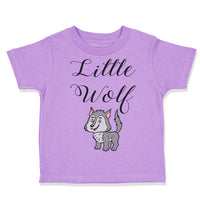 Toddler Clothes Little Wolf Funny Humor Toddler Shirt Baby Clothes Cotton