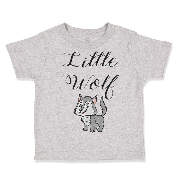 Toddler Clothes Little Wolf Funny Humor Toddler Shirt Baby Clothes Cotton