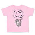 Toddler Clothes Little Wolf Funny Humor Toddler Shirt Baby Clothes Cotton