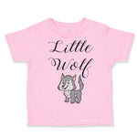 Toddler Clothes Little Wolf Funny Humor Toddler Shirt Baby Clothes Cotton