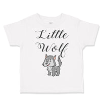 Toddler Clothes Little Wolf Funny Humor Toddler Shirt Baby Clothes Cotton