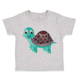 Toddler Clothes Little Cute Turtle Funny Humor Toddler Shirt Baby Clothes Cotton