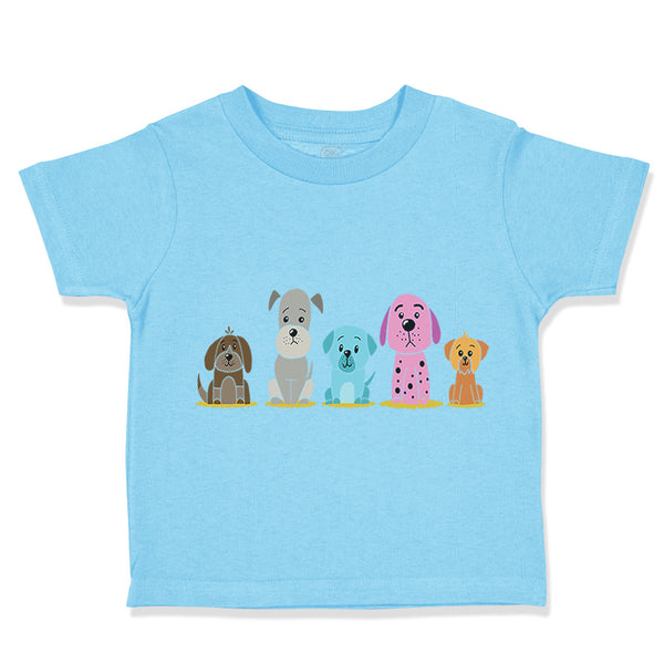 Toddler Clothes Dogs Puppy Family Dog Lover Pet Toddler Shirt Cotton